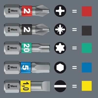 Wera Werk Bit-Sortiment 10-tlg 057680