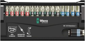 Wera Werk Bit-Sortiment Stainless, 30-tlg 071109