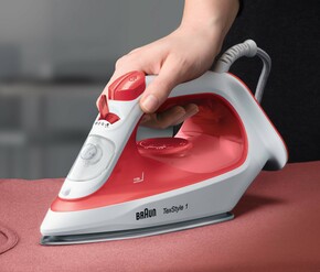 Braun Dampfbügeleisen TexStyle1 SI 1019 RD