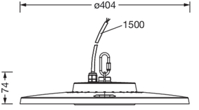 Siteco LED-Hallenleuchte 840, DALI 51HC41DA4JMB
