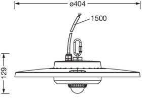 Siteco LED-Hallenleuchte 840, Sensor 51HC427A4MMB01
