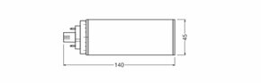 Ledvance LED-Kompaktlampe f. EVG GX24Q-3, 840 DU.LEDT/E26HFV10W840