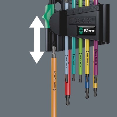 Wera Werk Winkelschlüsselsatz 9-tlg 073599