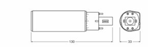 Ledvance LED-Kompaktlampe f. EVG G24Q-1, 830 DULUXLEDDE13HFV6W830