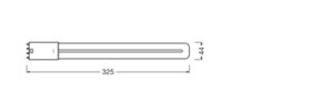 Ledvance LED-Kompaktlampe f. EVG 2G11, 840 DULUXLEDL24HFV12W840