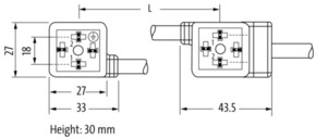 Murrelektronik Ventilstecker PUR-JZ 4x0,75 grau 7000-58021-2370300
