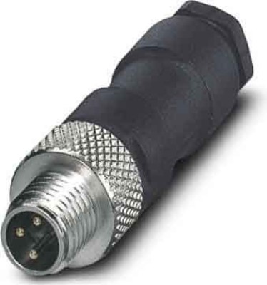 Phoenix Contact Stecker M8 gerade 3pol. SACC-M 8MS-3CON-M