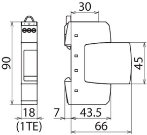 DEHN Überspannungsableiter DRM2P255SN1802