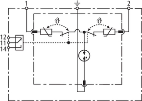 DEHN Überspannungsableiter DRM2P255SN1803FM