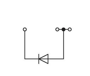 WAGO GmbH & Co. KG Bauelementklemme m. Diode 1N4007,grau 2202-1311/1000-411