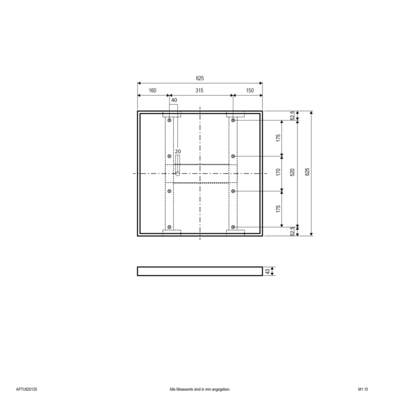 EVN Lichttechnik LED-Deckenanbaupanel APTU620125