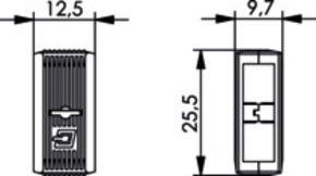 Telegärtner Verbindungsklammer für SC-Stecker 100000880