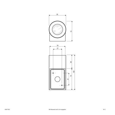 EVN Lichttechnik LED-Wandleuchte IP65 C65071002