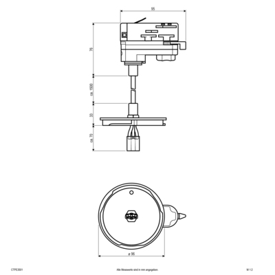 EVN Lichttechnik Seilabhängung CTPE3501