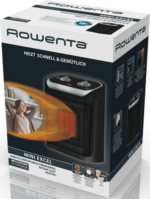 Rowenta ROW Keramik-Heizlüfter Mini Excel SO 9261 gr/sw