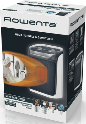 Rowenta ROW Keramik-Heizlüfter EXCEL Aqua Safe SO 9281 gr/ws