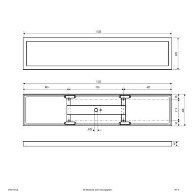 EVN Lichttechnik LED-Deckenanbaupanel EPSU150125