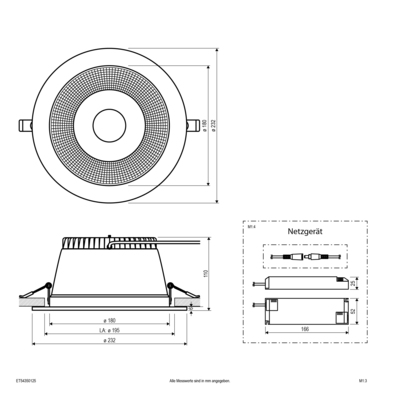EVN Lichttechnik LED-Downlight ET54350125