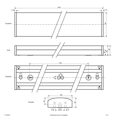 EVN Lichttechnik LED-Anbaupanel FLD150125