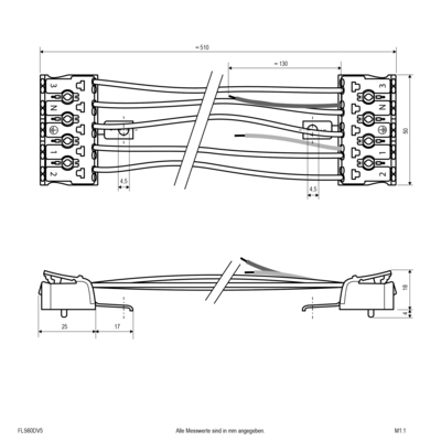 EVN Lichttechnik Durchgangsverdrahtungsset FLS60DV5
