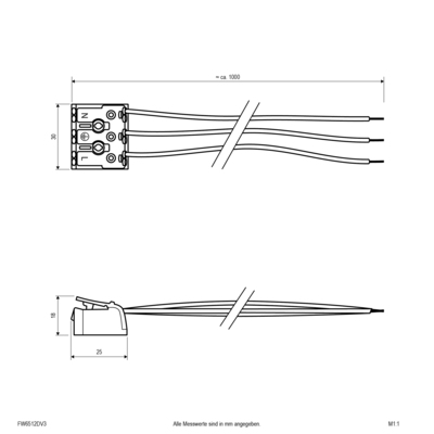 EVN Lichttechnik Durchgangsverdrahtungsset FW6512DV3