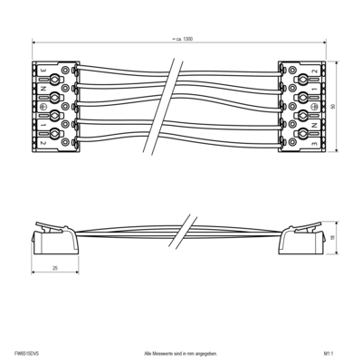 EVN Lichttechnik Durchgangsverdrahtungsset FW6515DV5