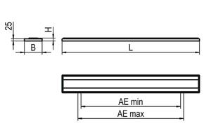 Ridi-Leuchten LED-Pendelleuchte 840, ML, weiß F-LINE #0627886//420