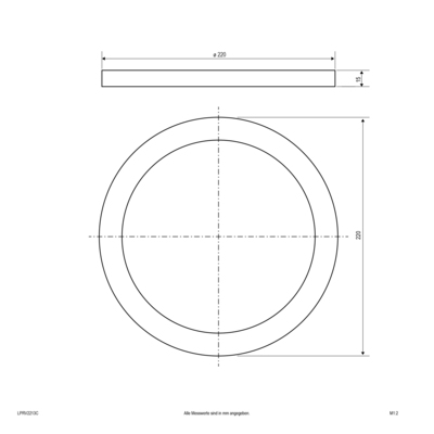 EVN Lichttechnik Gehäusering EDS-Optik LPRV2213C