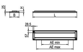 Ridi-Leuchten LED-Pendelleuchte 840, DALI, weiß F-LINE-PDI1 #0637868