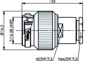 Telegärtner TNC-Kabelstecker (RG-58 C/U) 100023702
