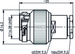 Telegärtner TNC-Kabelstecker (RG-58 C/U) 100023702