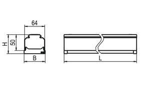 Ridi-Leuchten LED-Geräteträger 840, weiß VL1GP1501-5 #1552002