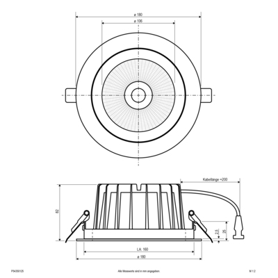 EVN Lichttechnik LED-Deckenleuchte schwenkbar P54350125