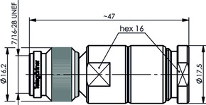 Telegärtner TNC-Kabelstecker LOET RG 213/U 100023735