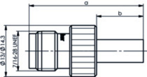 Telegärtner TNC-Kabelbuchse (RG-58C/U) 100023786