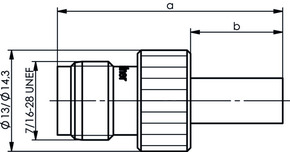 Telegärtner TNC-Kabelbuchse (RG-58C/U) 100023786