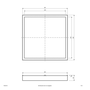 EVN Lichttechnik Gehäusering PAQ3013C