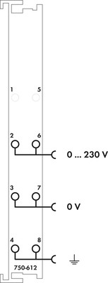 WAGO GmbH & Co. KG Potentialeinspeisung AC/DC230V, passiv 750-612