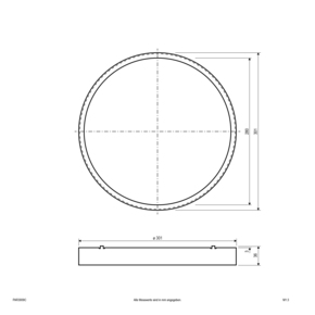 EVN Lichttechnik Gehäusering PAR3009C