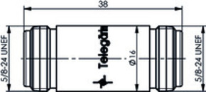 Telegärtner N-Kupplung Bu-Bu IP 68 100024109