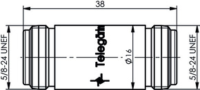 Telegärtner N-Kupplung Bu-Bu IP 68 100024109
