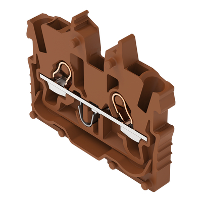 WAGO GmbH & Co. KG 2-LeiterMini-Durchgangskl. 1 mm²,braun 2050-301/000-014