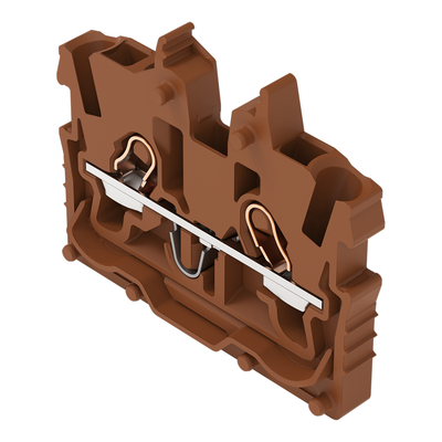WAGO GmbH & Co. KG 2-LeiterMini-Durchgangskl. 1 mm²,braun 2050-321/000-014