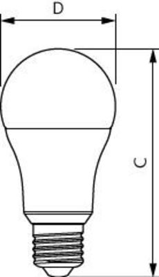 Philips Lighting LED-Lampe A60 E27, 827 CoreProLED #16901200