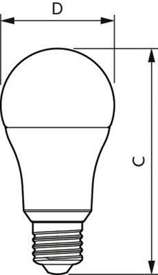 Philips Lighting LED-Lampe A60 E27, 840 CoreProLED #16909800