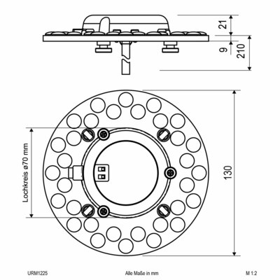 EVN Lichttechnik LED-Modul m. magn.Befestigung URM1225