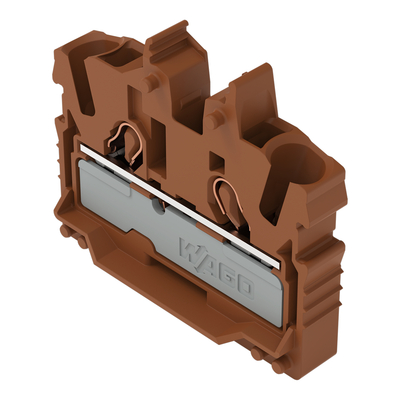 WAGO GmbH & Co. KG 2-LeiterMini-Durchgangskl. 2,5 mm²,braun 2052-301/000-014