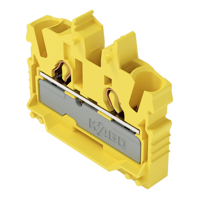 WAGO GmbH & Co. KG 2-LeiterMini-Durchgangskl. 2,5 mm²,gelb 2052-306