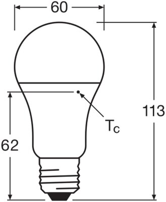 Ledvance LED-Lampe E27 840 CLAS A 10W840FR E27
