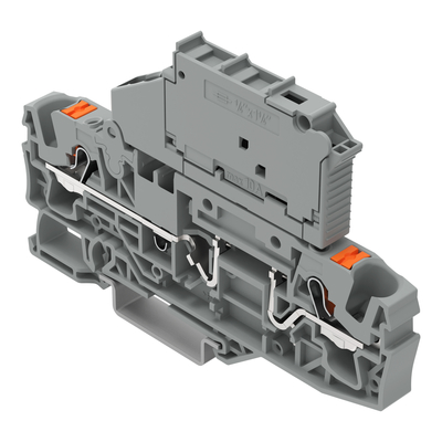 WAGO GmbH & Co. KG 2-Leiter-Sicherungsklemme x 1, grau 2206-1631